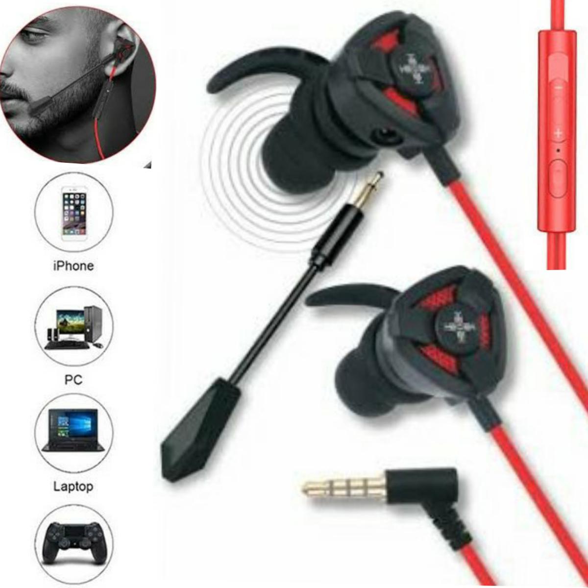 Interlink Handfree Battle-G Best choice for Pubg/Free fire Gamers Earphone / Gaming Handfree