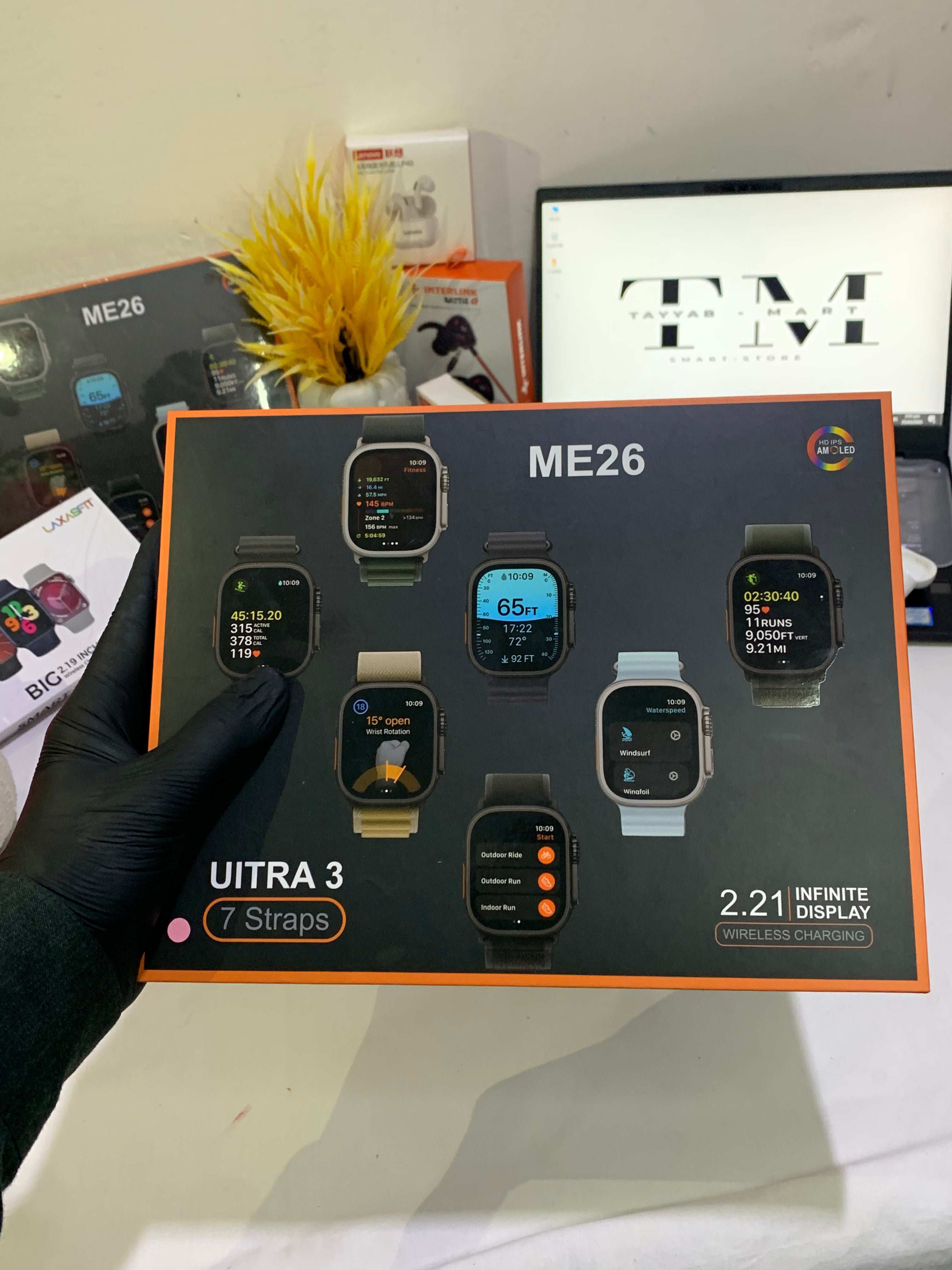 ME26 Ultra 3 Smartwatch – 7 Straps Edition