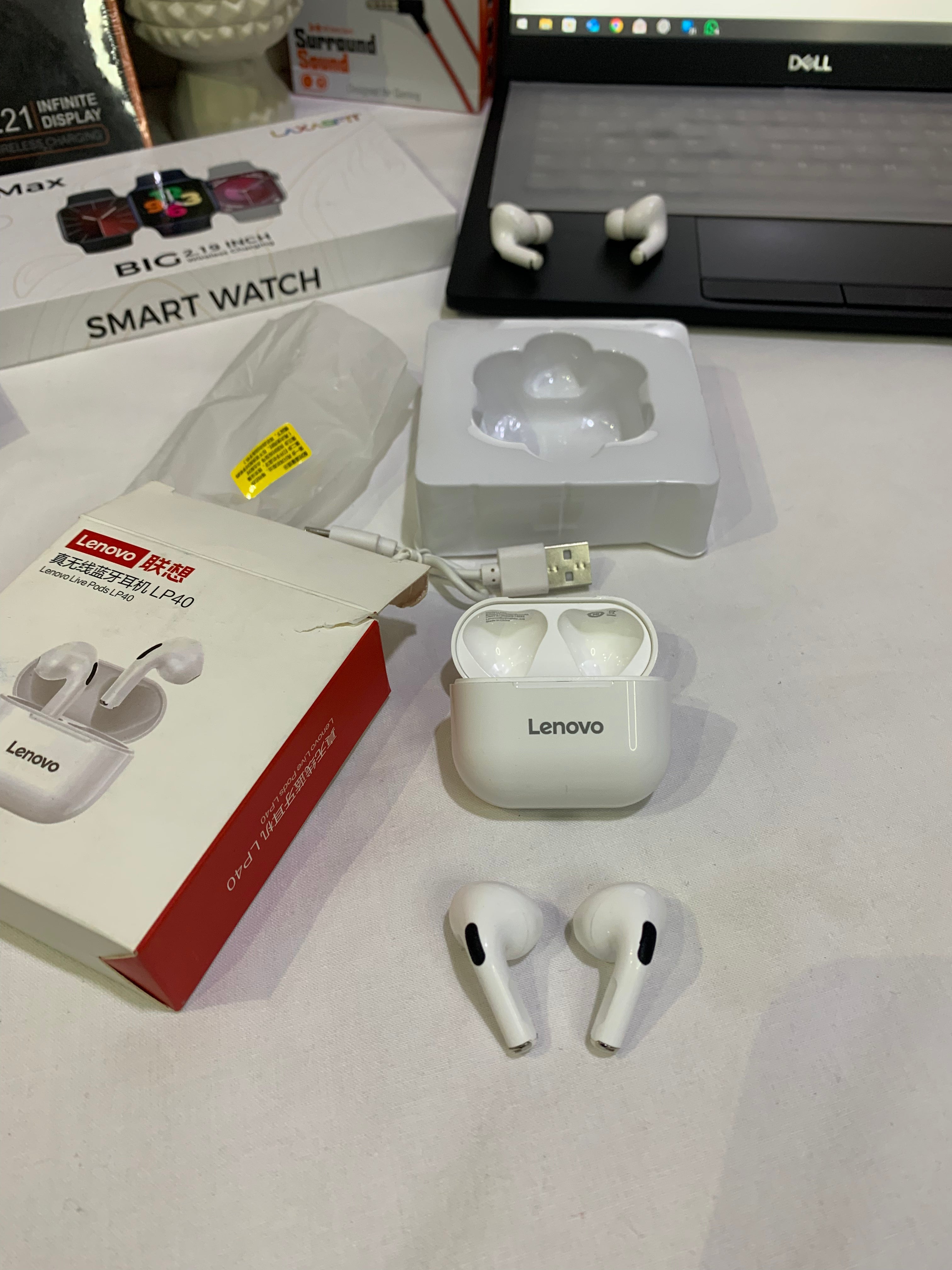 Lenovo LP40 TWS Wireless In-ear Bluetooth Earphone